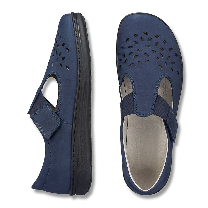 Chaussures de confort Helvesko : modle Chios, bleu Image 2