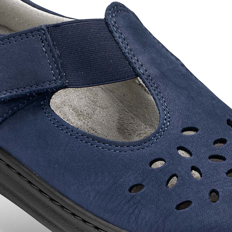 Chaussures de confort Helvesko : modle Chios, bleu Image 4