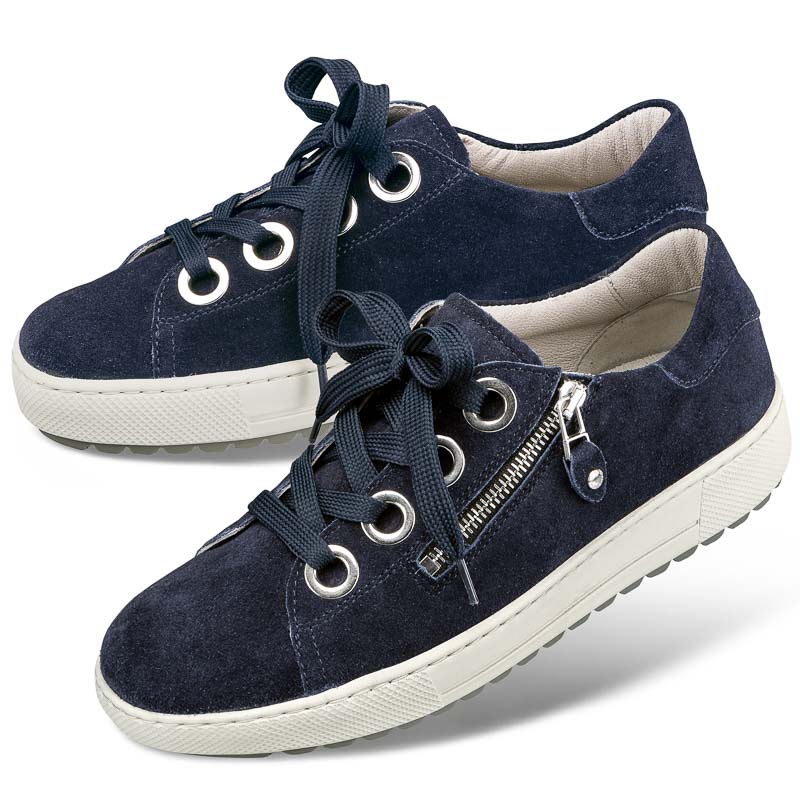 Chaussures de confort Helvesko : modle Athene, bleu fonc