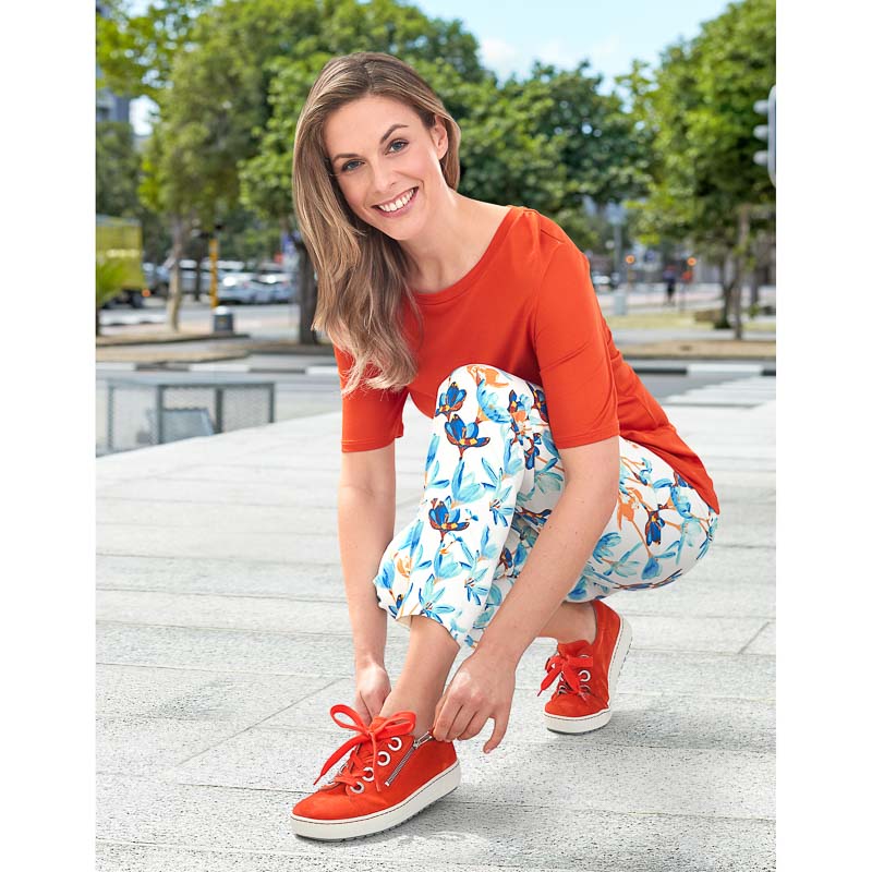 Chaussure confort Helvesko : ATHENE, orange Image 2