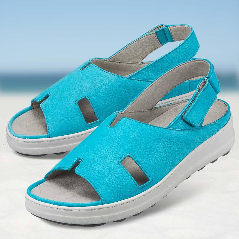 Chaussure confort Helvesko : HYDRA, turquoise