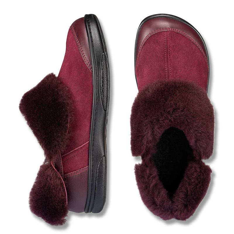 Chaussures de confort Helvesko : mod�le Umea, bordeaux Image 2