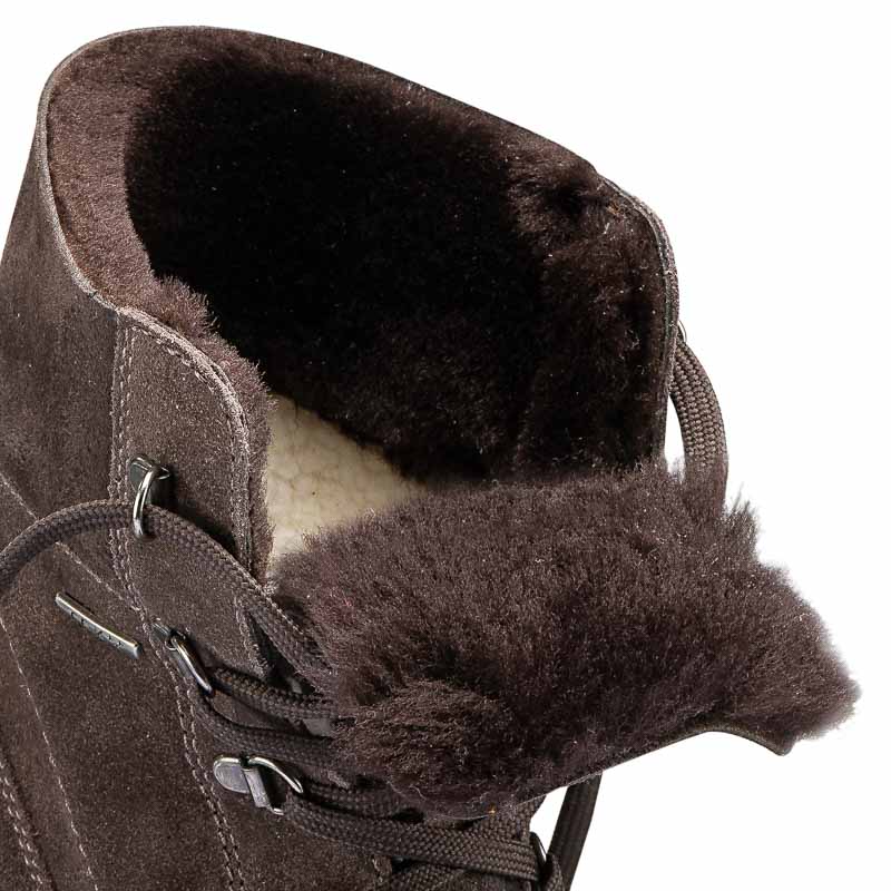 Chaussures de confort Helvesko : modèle Vaasa Tex, gris-marron Image 3