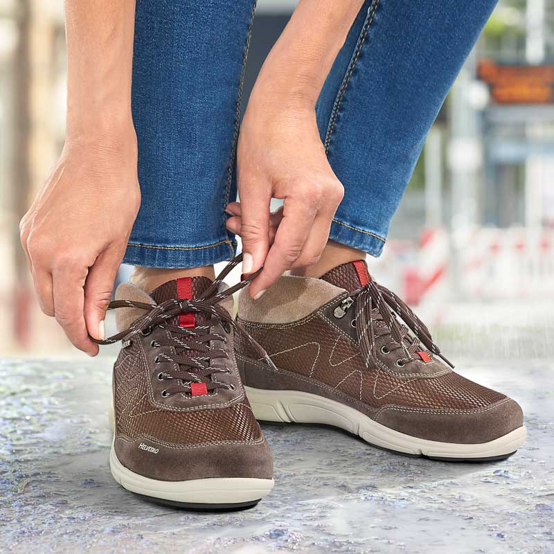 Chaussure confort Helvesko : TOSA TEX, marron/beige Image 3