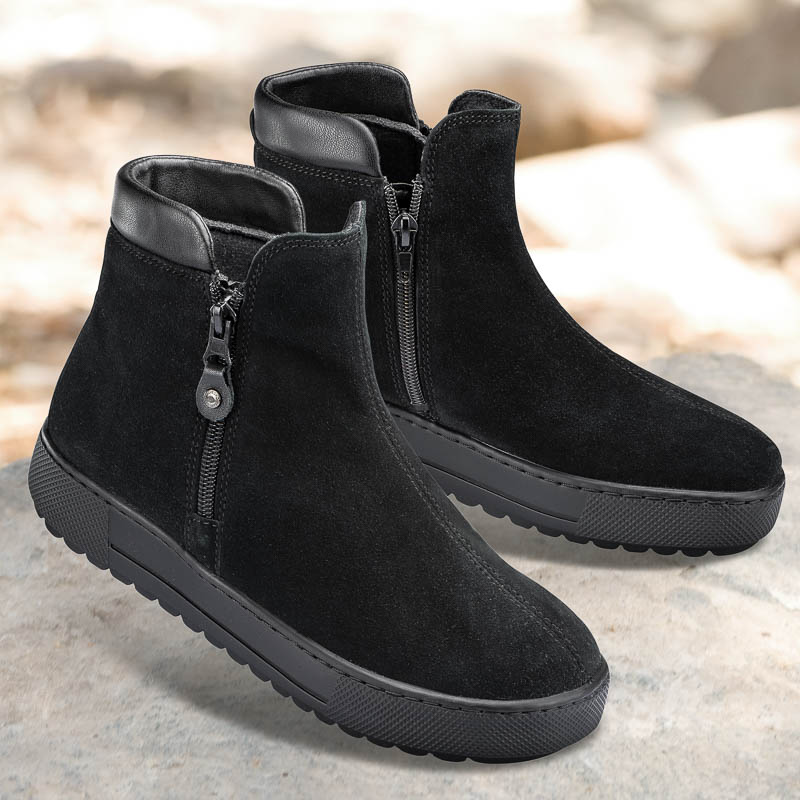 Chaussures de confort Helvesko : modèle Marca, noir