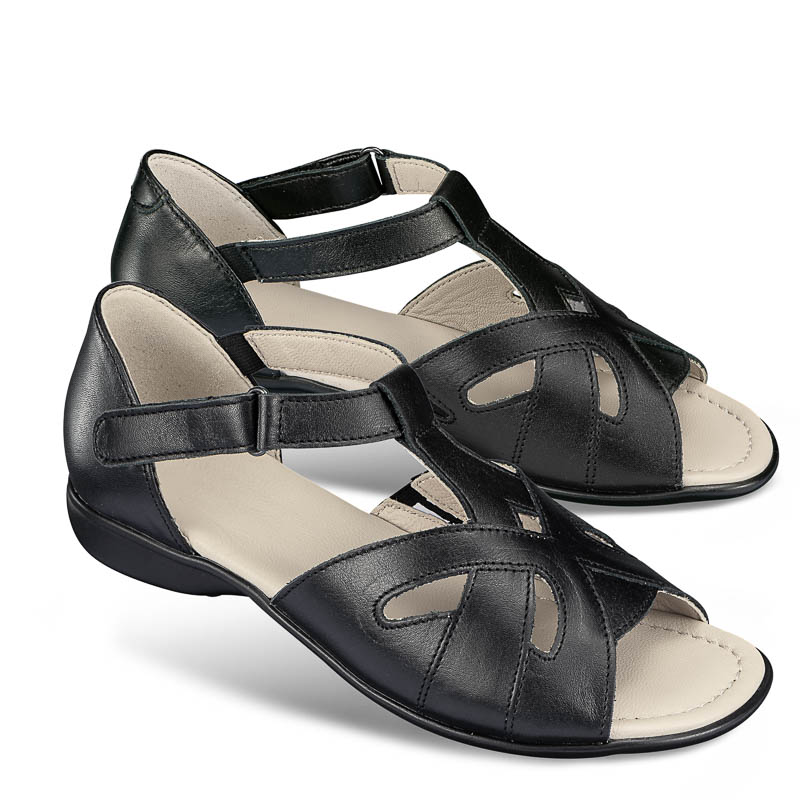 Chaussure confort Helvesko : OLIVIA, noir