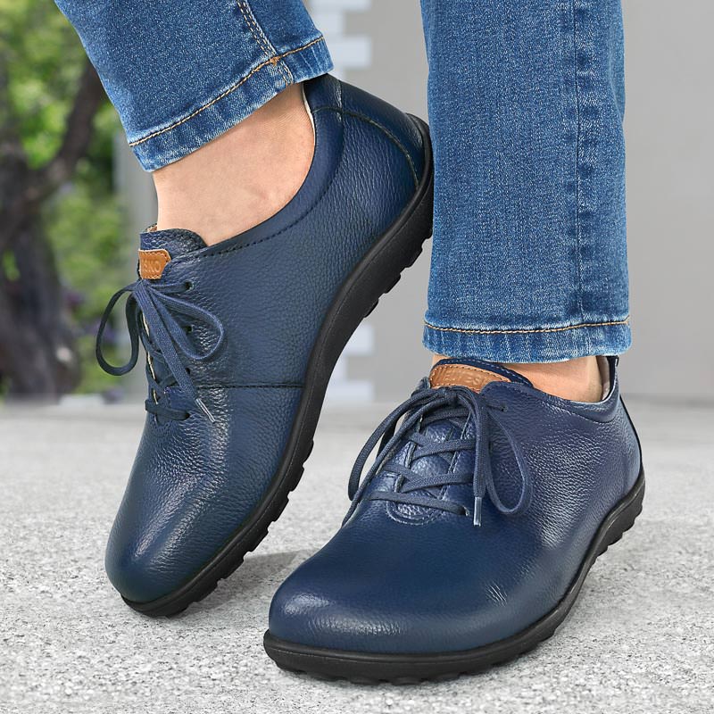 Chaussures de confort Helvesko : modle Eos, bleu fonc Image 4