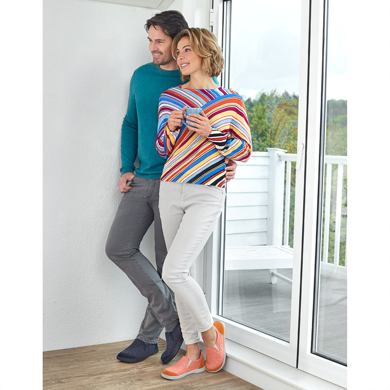 Chaussures de confort Helvesko : modle Baza, abricot Image 3