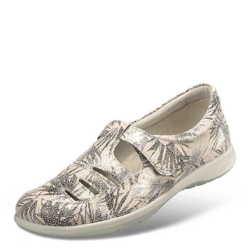 Chaussures de confort Helvesko : modle Jarda, blanc multi