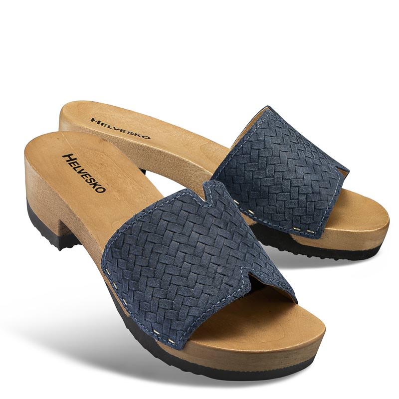 Chaussures de confort Helvesko : modèle Targa, bleu