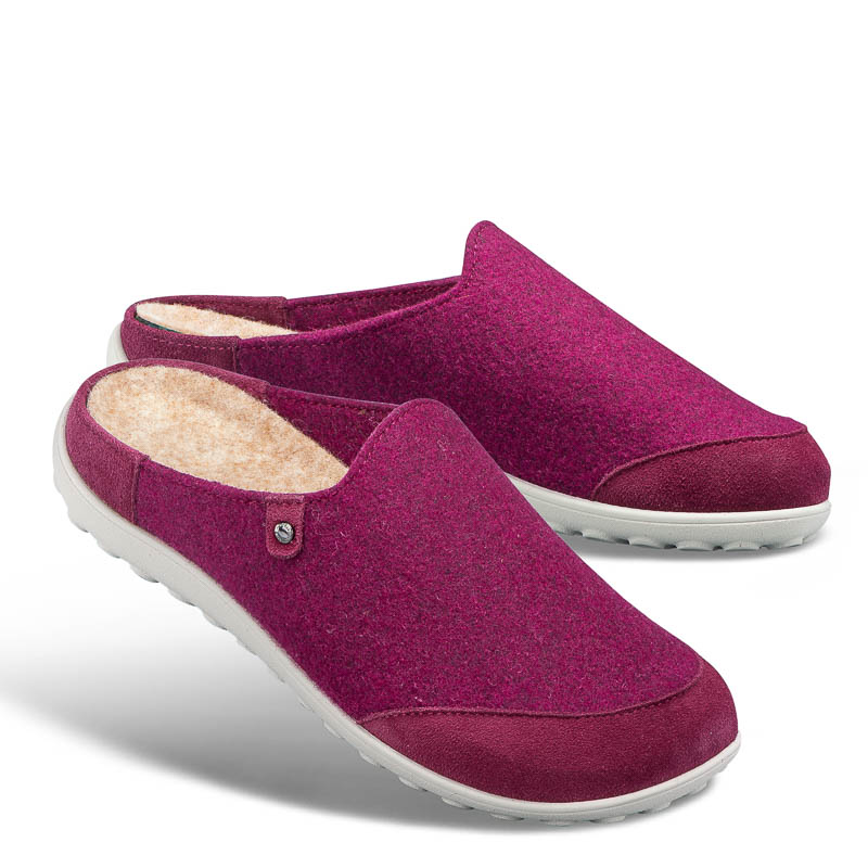 Chaussures de confort Helvesko : modèle Elobie, fuchsia