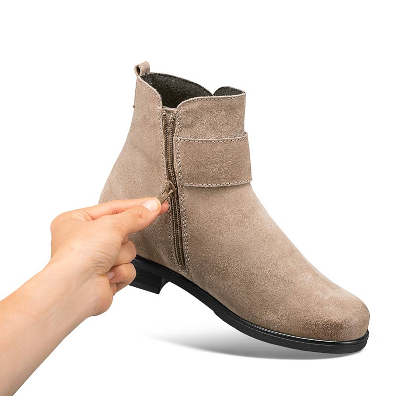 Chaussures de confort Helvesko : modèle Pavia, beige Image 4