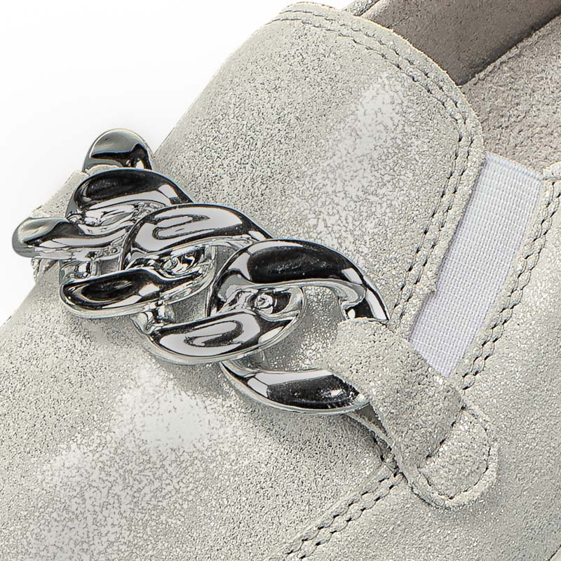 Chaussure confort Helvesko : SELVA, gris clair Image 3