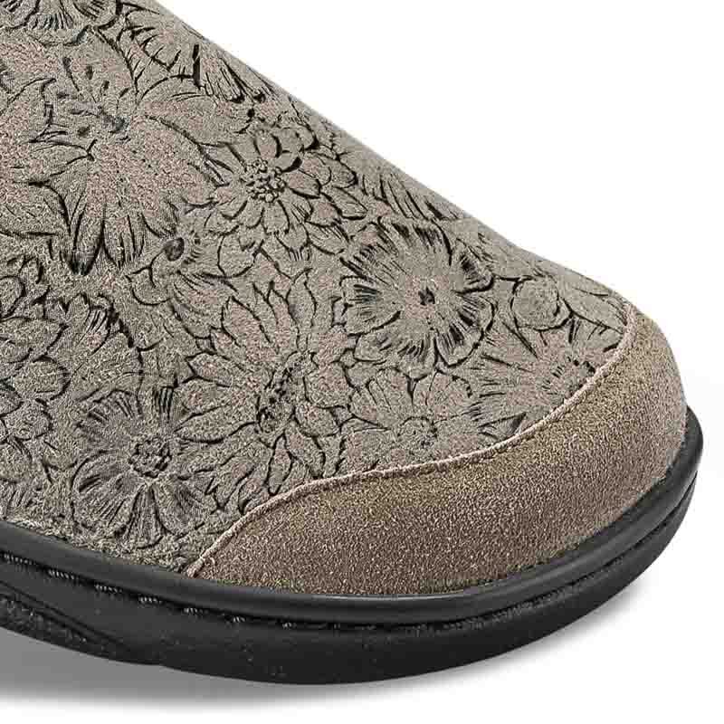 Chaussures de confort Helvesko : modle Cosy, gris-marron Image 3