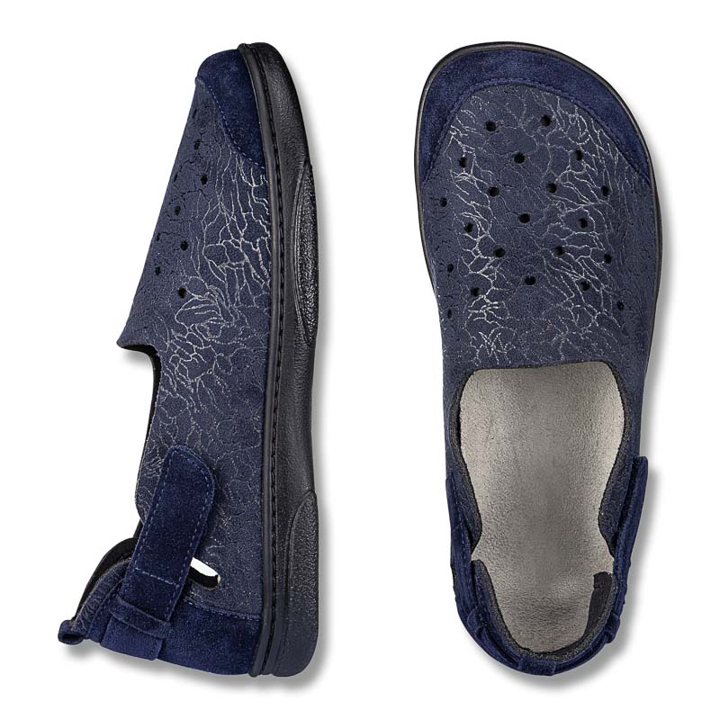 Chaussures de confort Helvesko : modle Cosy Air, bleu fonc Image 2