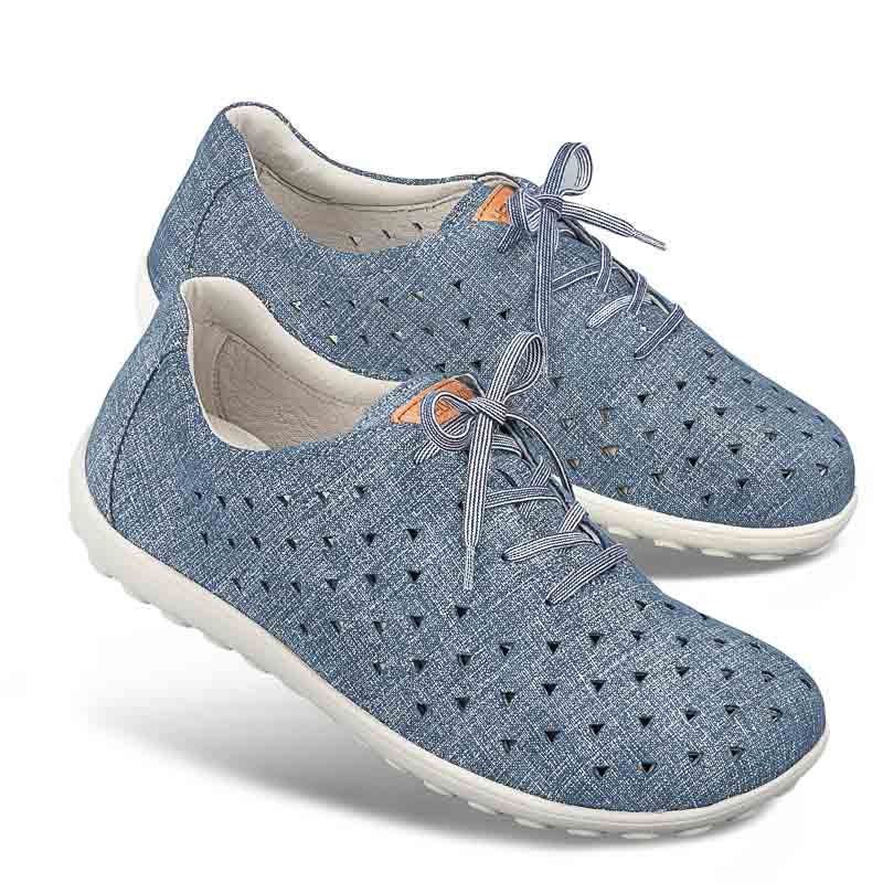 Chaussures de confort Helvesko : mod�le Eos Air, bleu