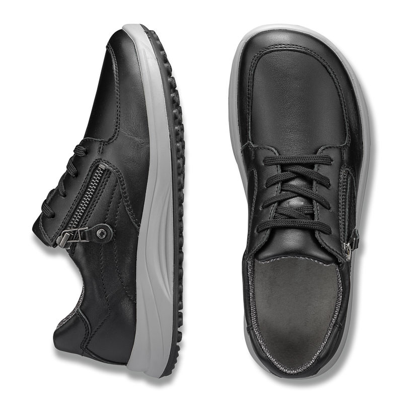 Chaussures de confort Helvesko : modèle Flexi, noir Image 2