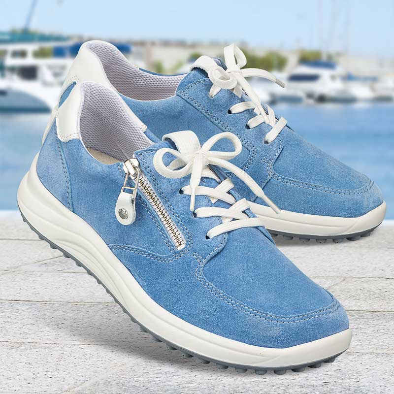 Chaussures de confort Helvesko : modle Flexi, bleu clair