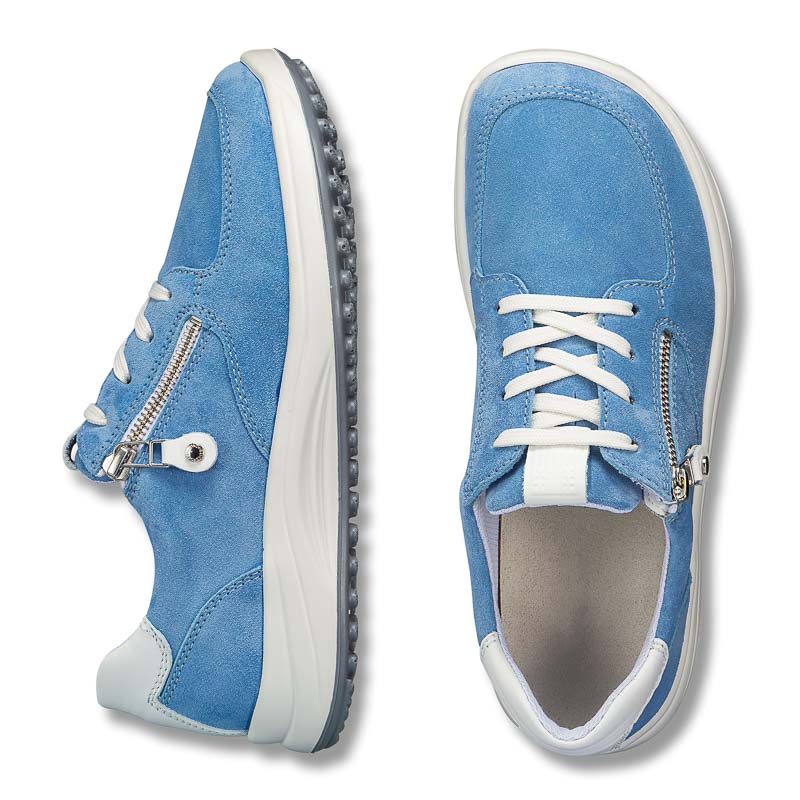Chaussures de confort Helvesko : modle Flexi, bleu clair Image 2