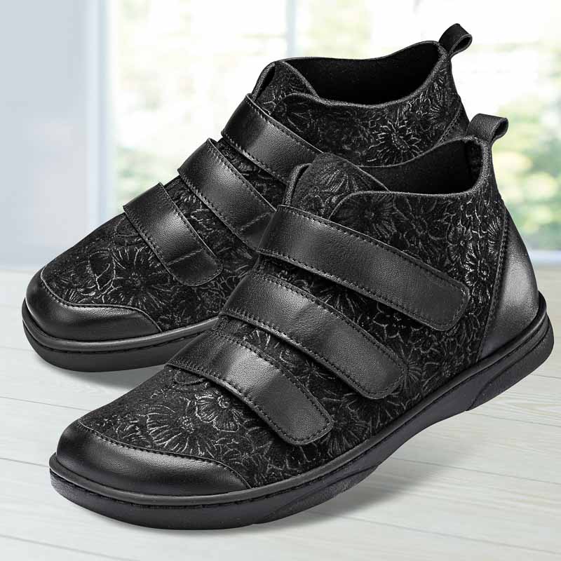Chaussures de confort Helvesko : modèle Softa, noir