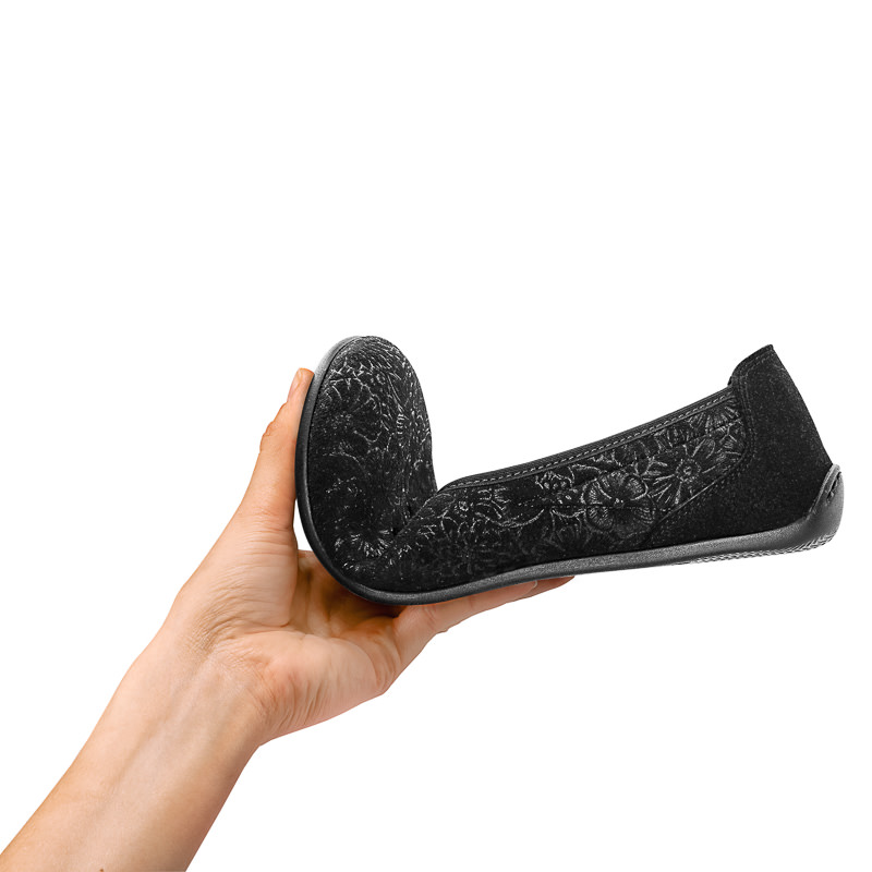 Chaussures de confort Helvesko : modèle Aviva, noir Image 3