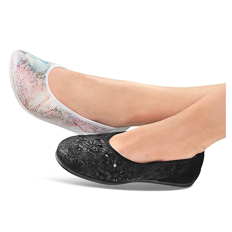 Chaussures de confort Helvesko : mod�le Aviva, blanc multi Image 3