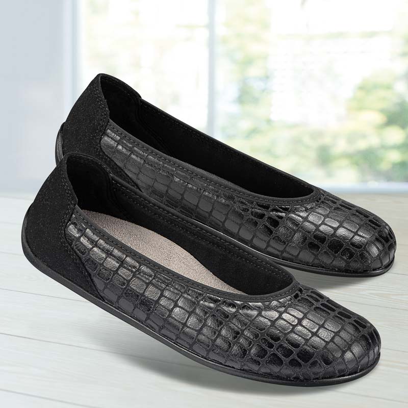 Chaussures de confort Helvesko : modle Aviva, noir