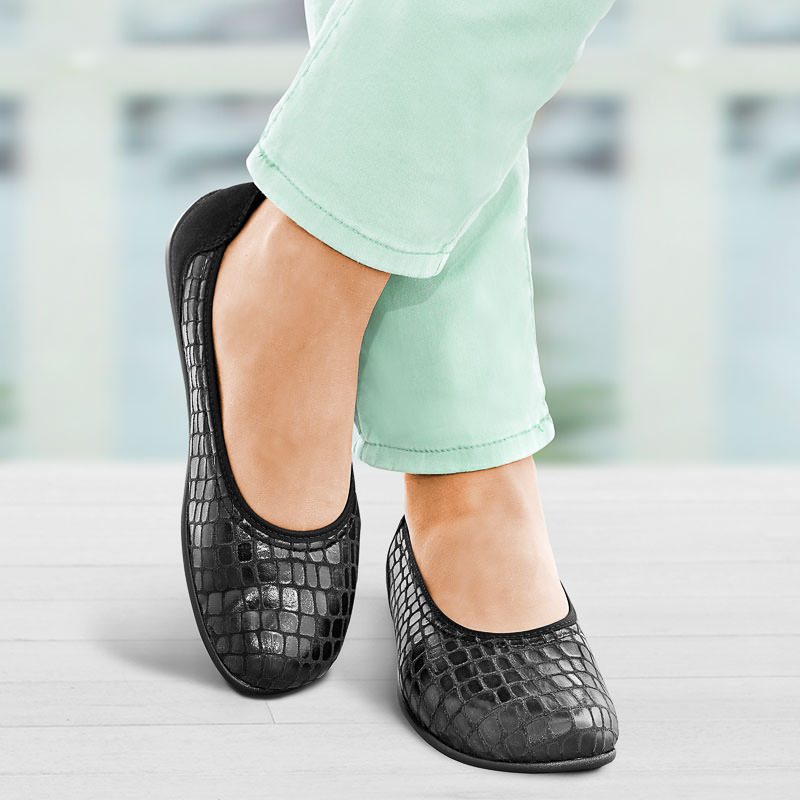 Chaussures de confort Helvesko : modle Aviva, noir Image 3