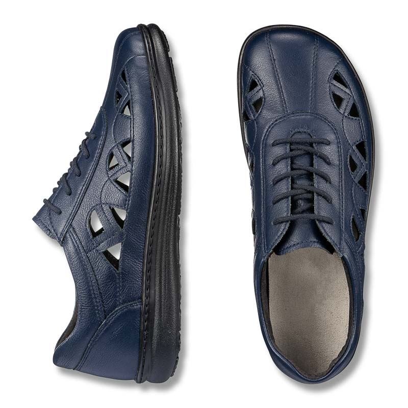 Chaussures de confort Helvesko : modle Kaja, bleu fonc Image 2