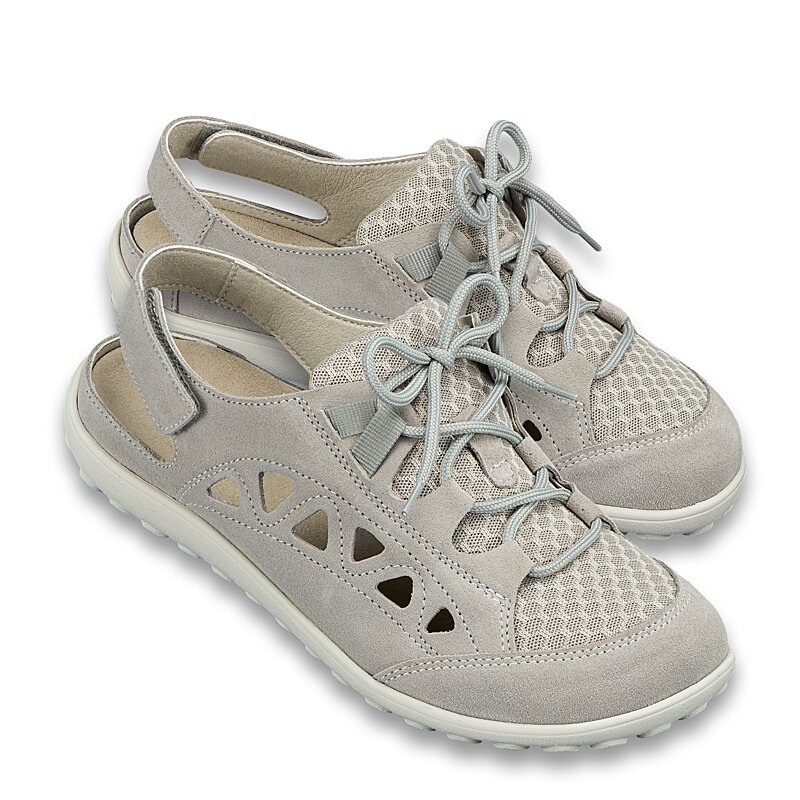 Chaussures de confort Helvesko : mod�le Bila, gris