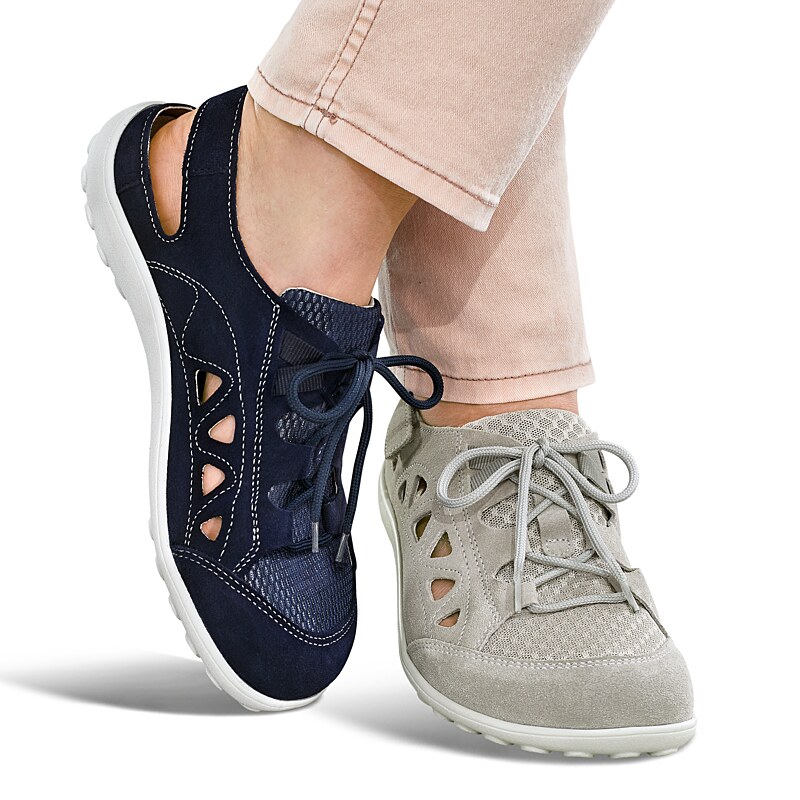 Chaussures de confort Helvesko : mod�le Bila, gris Image 3