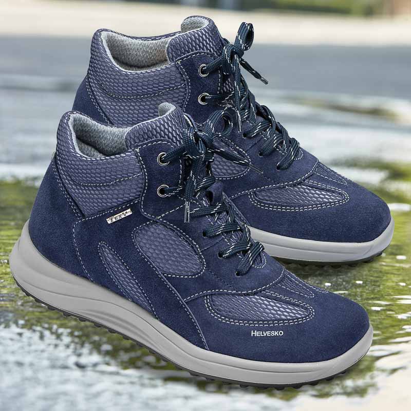 Chaussures de confort Helvesko : modle Tobby Tex, bleu