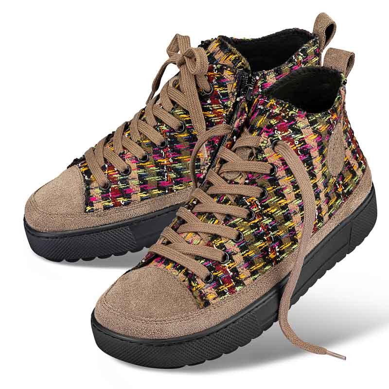 Chaussures de confort Helvesko : modle Carry, beige/multi
