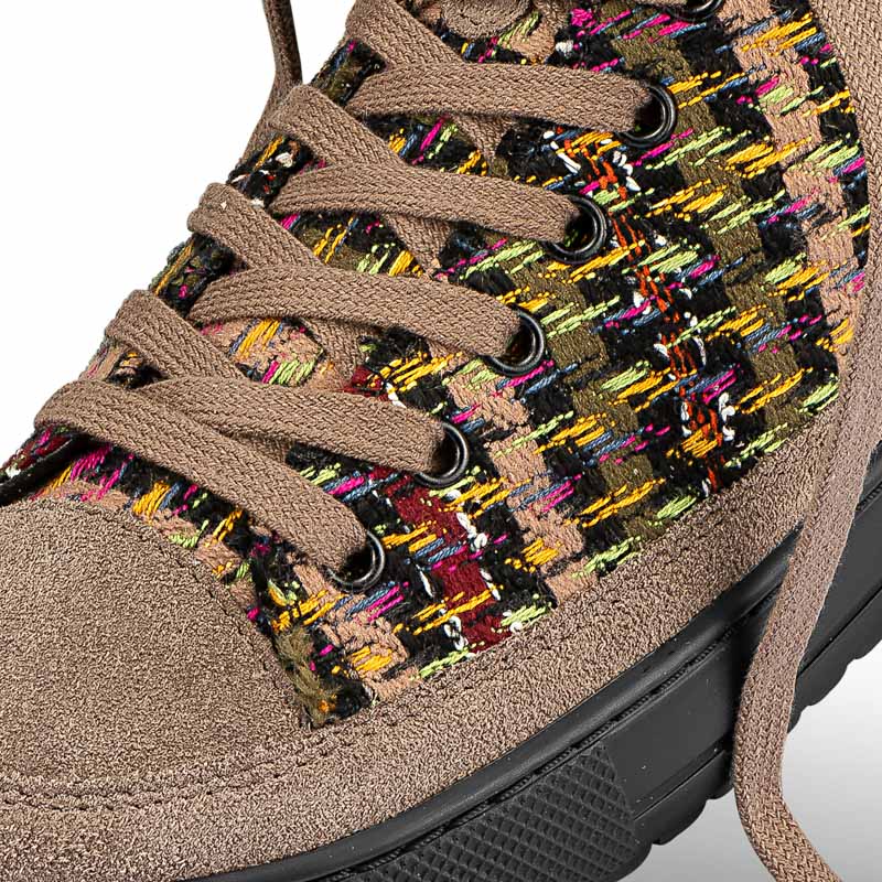 Chaussures de confort Helvesko : modle Carry, beige/multi Image 4
