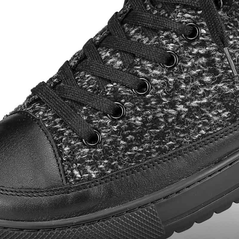 Chaussures de confort Helvesko : modle Carry, noir/gris Image 4