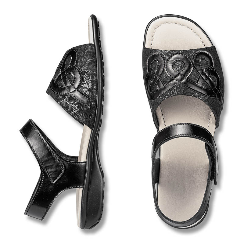 Chaussures de confort Helvesko : modle Romie, noir Image 2