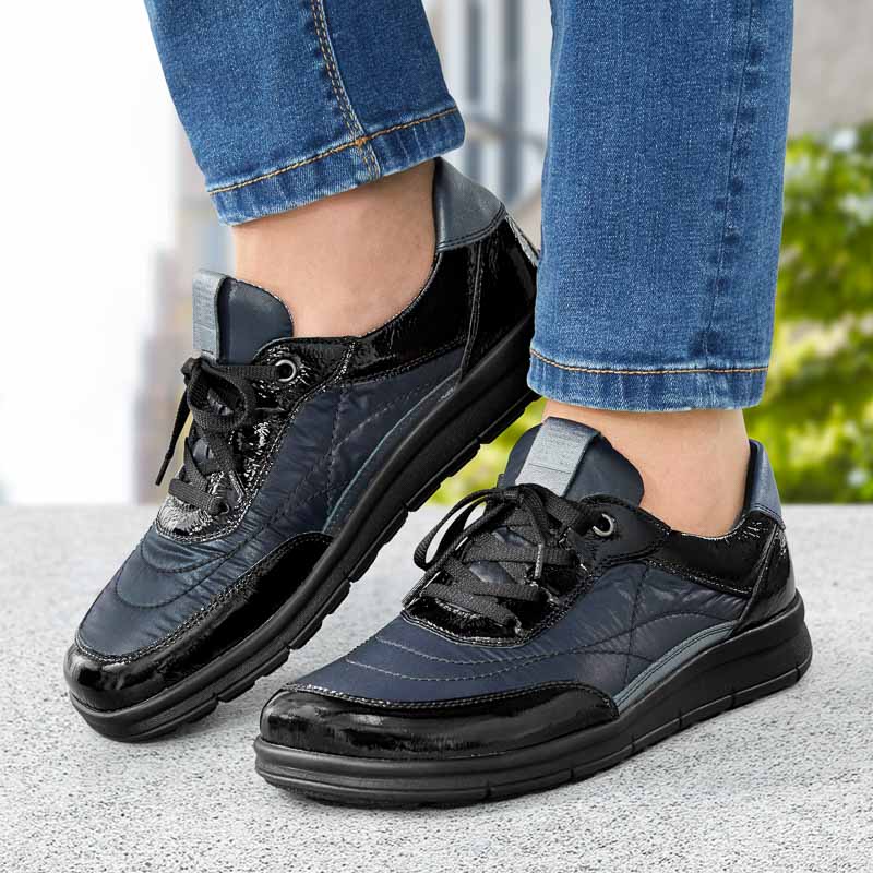 Chaussures de confort Helvesko : modle Osuna, noir Image 4