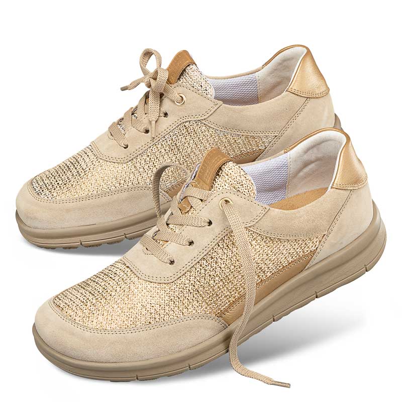 Chaussures de confort Helvesko : modle Osuna, beige