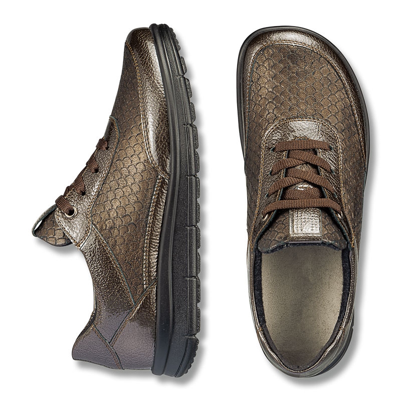 Chaussures de confort Helvesko : modle Osuna, bronze Image 2