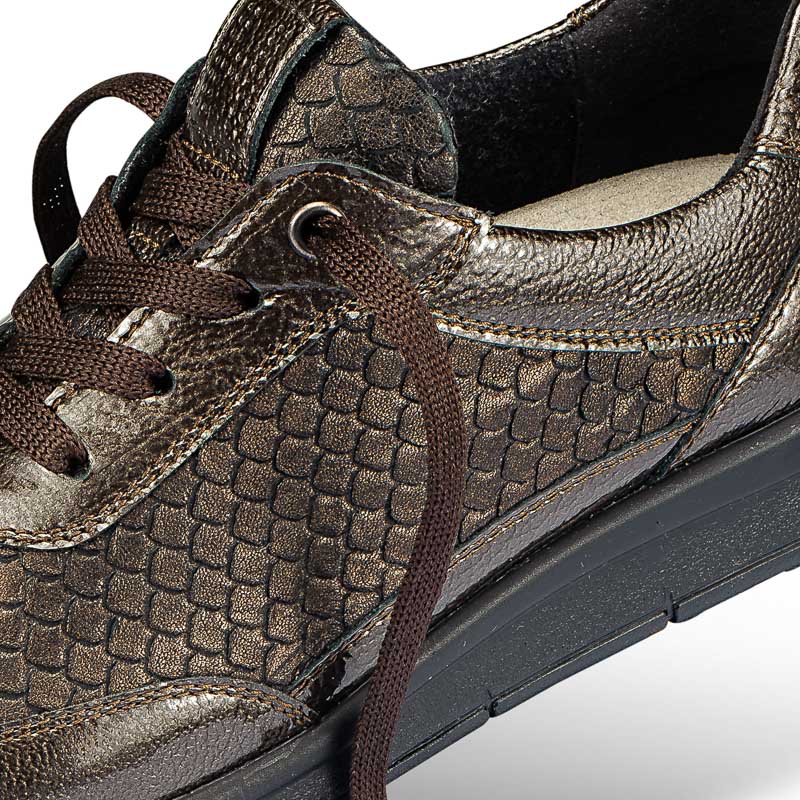 Chaussures de confort Helvesko : modle Osuna, bronze Image 3