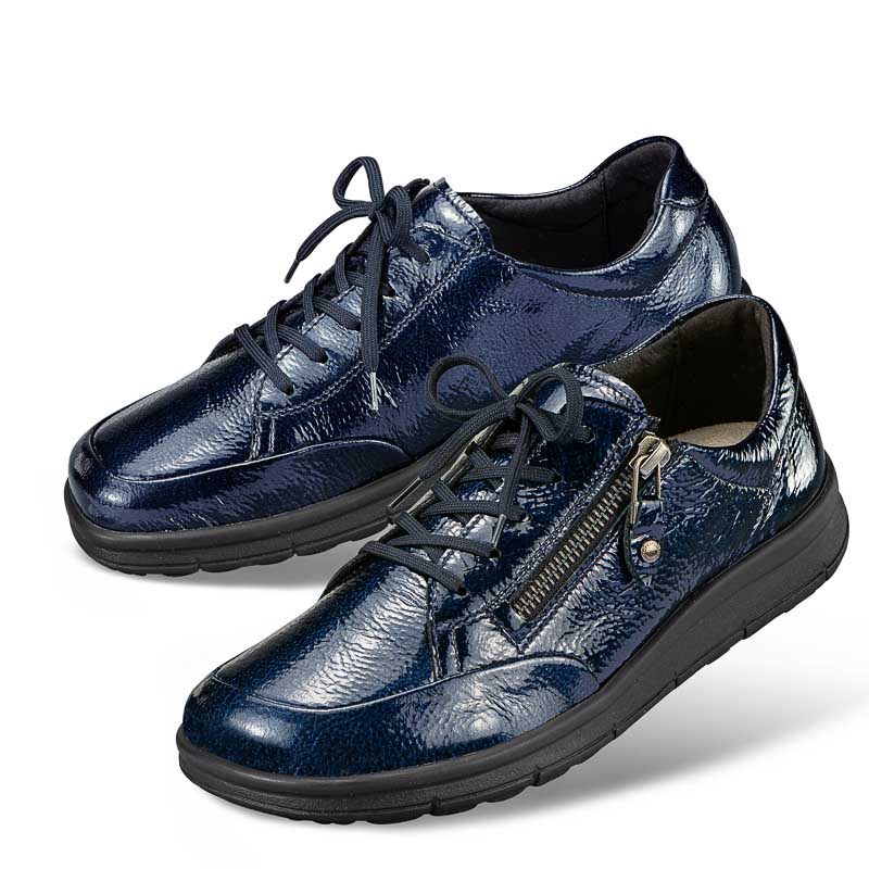 Chaussures de confort Helvesko : modle Zivia, bleu fonc