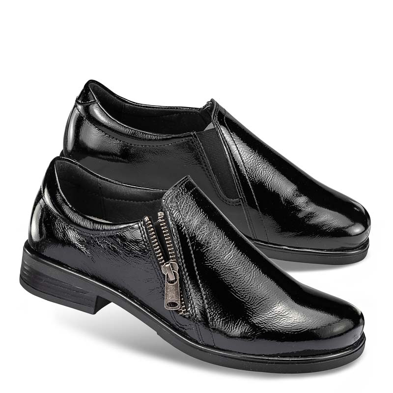 Chaussures de confort Helvesko : modle Gela, noir