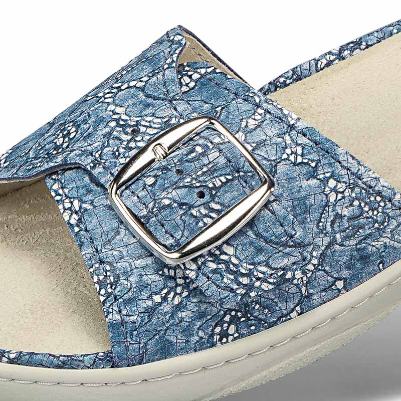 Chaussures de confort Helvesko : modle Vlora, bleu Image 4
