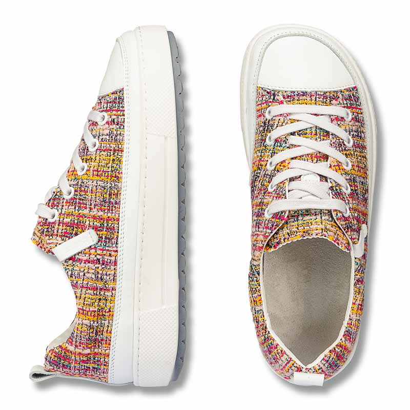 Chaussures de confort Helvesko : modle Florencia, rouge multi Image 2