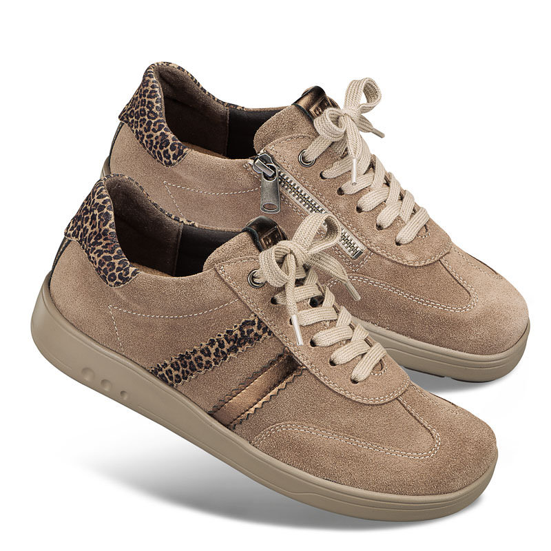 Chaussures de confort Helvesko : modle Liona, beige