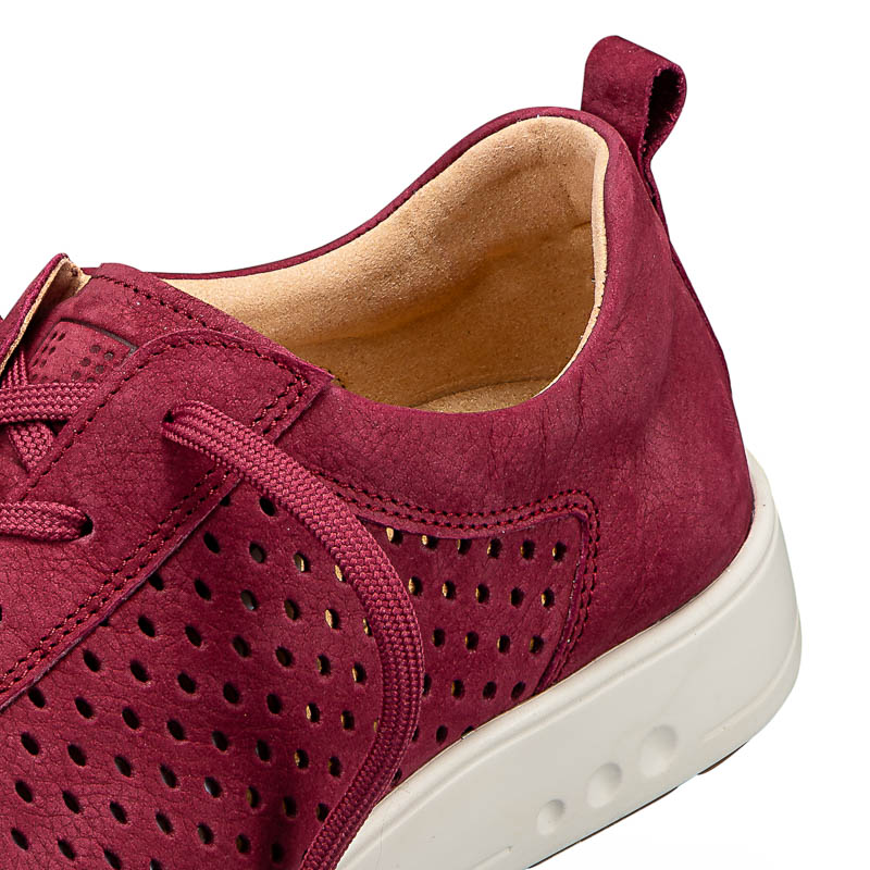 Chaussures de confort Helvesko : modle Verita II, rouge fonc Image 4