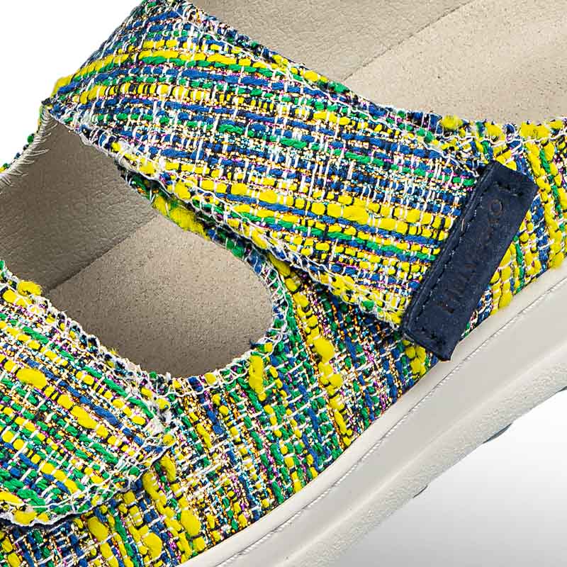 Chaussures de confort Helvesko : modle Selly, jaune multi Image 4