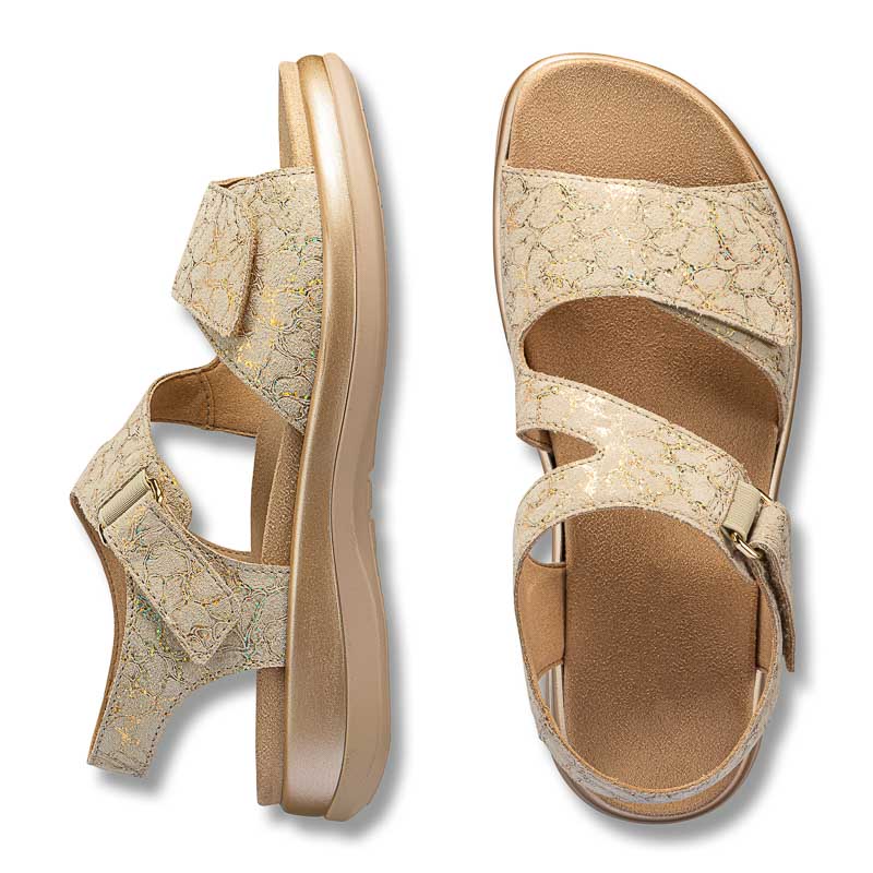 Chaussures de confort Helvesko : modle Birka, beige Image 2