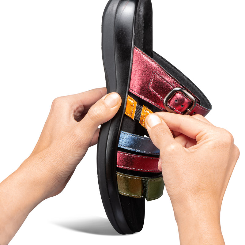 Chaussures de confort Helvesko : modle Belata, multi colore Image 4