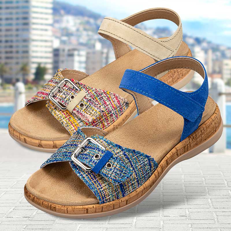 Sandales de confort Helvesko : modle Tiffy